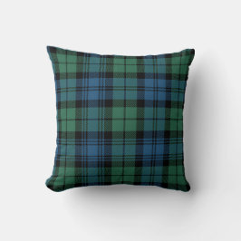 Plaid Green Check Rustic Clan Campbell Tartan Kussen