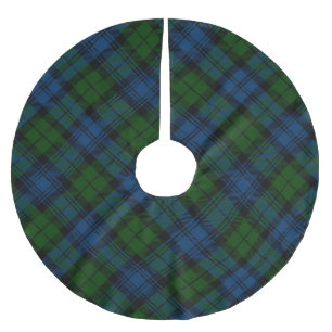 Plaid Green Christmas Rustic Tartan Kerstboom Rok