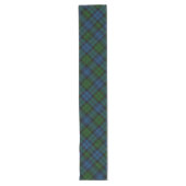 Plaid Green Family Rustic Tartan Lange Tafelloper (Voorkant)