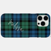 Plaid Green Rustic Campbell Tartan Case-Mate iPhone Case (Achterkant (horizontaal))