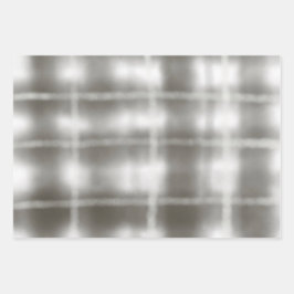 Plaid grijs wit tartan pastel waterverf rustiek inpakpapier vel