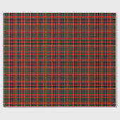 Plaid Groen en Rood Cadeaupapier (Vlak)