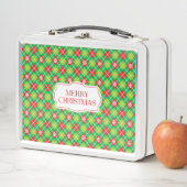 Plaid Groen en Rood Vrolijk Kerstfeest (In situ)