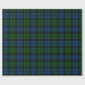 Plaid Groen geruit Campbell Militair Tartan Cadeaupapier (Vlak)