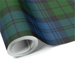 Plaid Groen geruit Campbell Militair Tartan Cadeaupapier