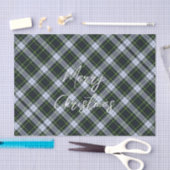 Plaid Groen Wit Feestelijke Kerstmis Gordon Tartan Tissuepapier (Craft)