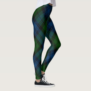 Plaid Groene Campbell Militaire Rustieke Tartan Leggings