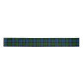 Plaid Groene Clan Campbell Militaire Klassieke Tar Satijnen Lint (Voorkant)