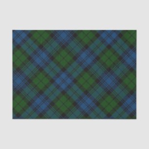 Plaid Groene Familie Feestdagen Rustieke Tartan Tissuepapier