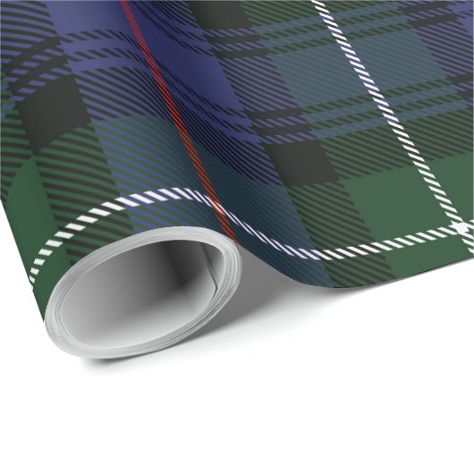 Plaid Groene Rustieke Clan Mackenzie Tartan Cadeaupapier (Rol Hoek)