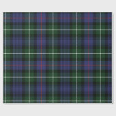 Plaid Groene Rustieke Clan Mackenzie Tartan Cadeaupapier (Vlak)