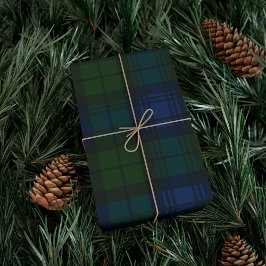 Plaid Groene Rustieke Clan MacKenzie Tartan Cadeaupapier