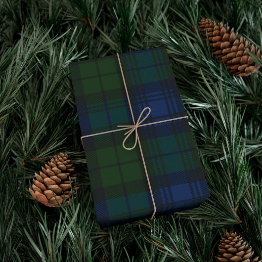 Plaid Groene Rustieke Clan MacKenzie Tartan Cadeaupapier