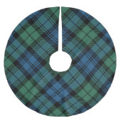 Plaid Groene Rustieke Vakantie Campbell Tartan Kerstboom Rok (Voorkant)