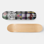 Plaid Grunge Skateboard (Horizontaal)