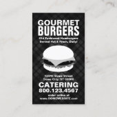 plaid hamburgers punch card klantenkaartje (Achterkant)