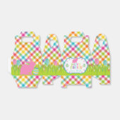 Plaid Happy Easter Gepersonaliseerde geveldoos Bedankdoosjes (Uitgevouwen)