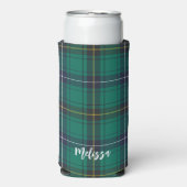 Plaid Henderson Plaid Groene Tartan Seltzer Blikjeskoeler (Seltzer Voorkant)