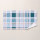 Plaid Herfst Shades Blues, Grijzen, Blush Bad Handdoek (Handdoek)