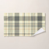 Plaid Herfst Shades Tarwe, Beige, Grijs Bad Handdoek (Handdoek)