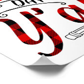 Plaid Het is testdag lang leraar examen testen Poster (Hoek)