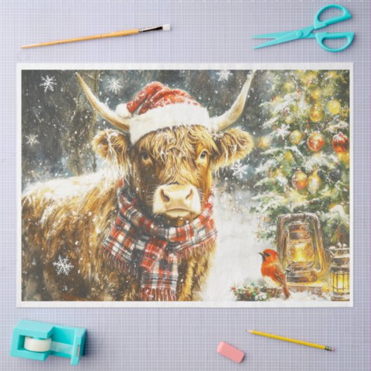 Plaid Highlander Tissuepapier (Craft)