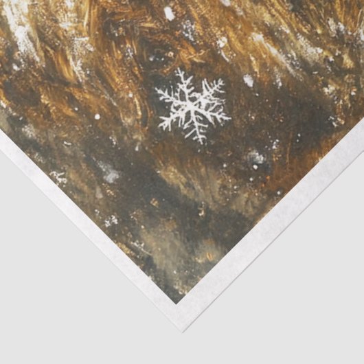 Plaid Highlander Tissuepapier (Detail)