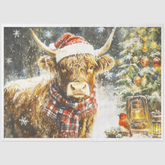 Plaid Highlander Tissuepapier (Voorkant)