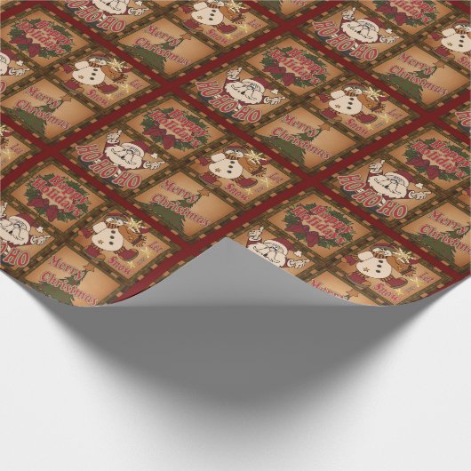 Plaid Holiday Cadeaupapier (Hoek)