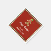 Plaid Holiday Cookie Baking Kerstmis Servet (Hoek)