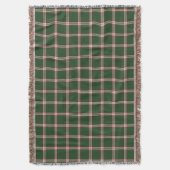 Plaid Holiday Throw Blanket Deken (Voorkant Verticaal)