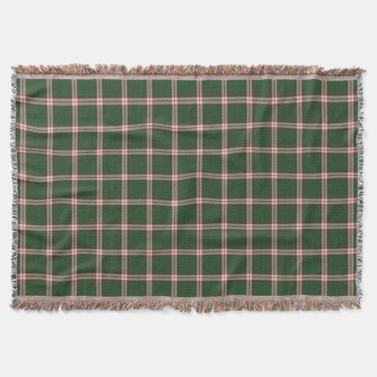 Plaid Holiday Throw Blanket Deken (Voorkant)
