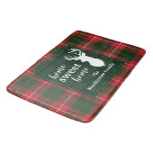 Plaid Home Lief Familie Kerstmis MacKinnon Tartan Badmat (Gekanteld)