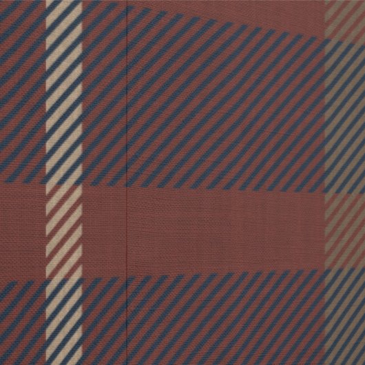 Plaid in Ruby Red and Navy Blue Behang (Zoom)