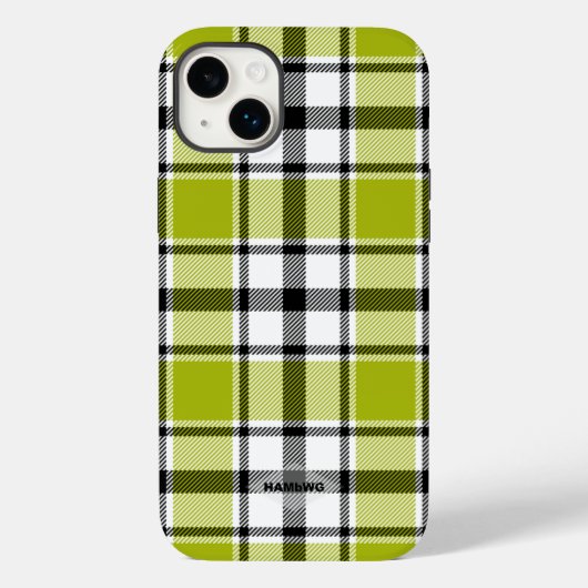 Plaid Iphone Hoesje HAMbWG (Achterkant)