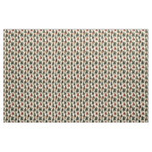 Plaid kerstbomen op Beige Stof (Yard (91,4 cm))
