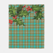 PLAID-kerstdeken Fleece Deken (Voorkant)