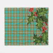 PLAID-kerstdeken Fleece Deken (Voorkant (Horizontaal))