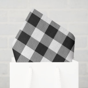 Plaid Kerstmis Holly Ho! Ho! Ho! Holiday Cheer Tissuepapier