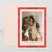 Plaid Lijst Feestdagenkaart