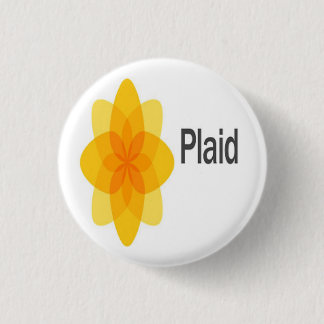 Plaid Logo Ronde Button 3,2 Cm