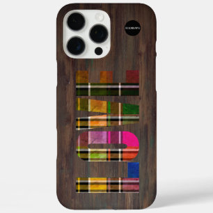 Plaid Love Mobiele Telefoonhoes door HAMbyWG iPhone 16 Pro Max Hoesje