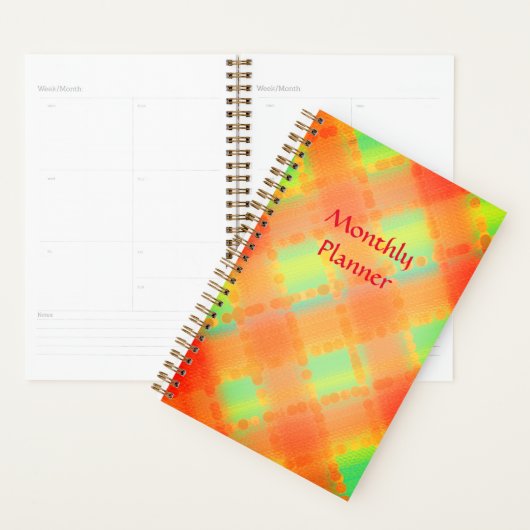 Plaid Maandplanner Planner (Display)