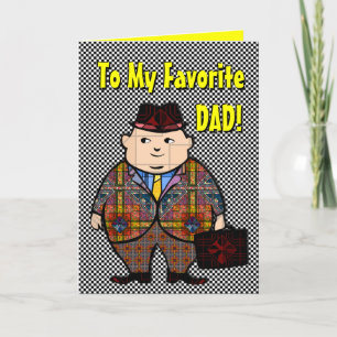 Plaid Man 2 Vaderdag Kaart