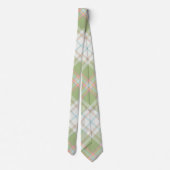 Plaid Mannen Stropdas - Multi Spring Kleuren {S2D1 (Achterkant)