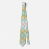 Plaid Mannen Stropdas - Multi Spring Kleuren {S2D1 (Voorkant)