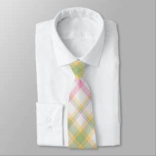 Plaid Mannen Stropdas - Multi Spring Kleuren {S2D1