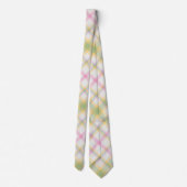 Plaid Mannen Stropdas - Multi Spring Kleuren {S2D1 (Achterkant)