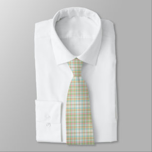 Plaid Mannen Stropdas - Spring Colors {S2D2}