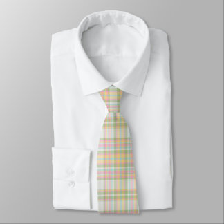 Plaid Mannen Stropdas - Spring Colors {S2D3}